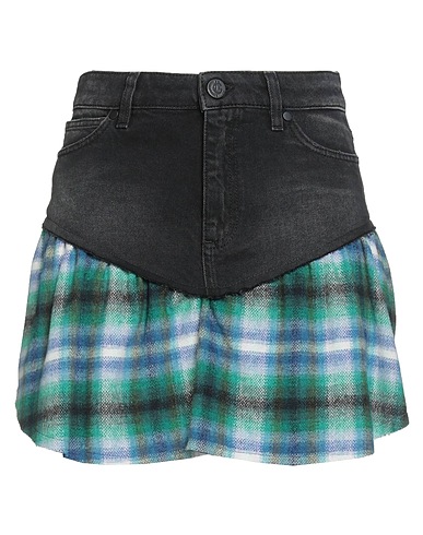 GAëLLE Paris Denim skirt 100% Cotton, Acrylic, Polyester, Wool, Other Fibres