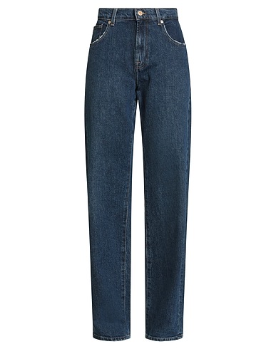 7 FOR ALL MANKIND Denim trousers Blue 99% Cotton, 1% Elastane