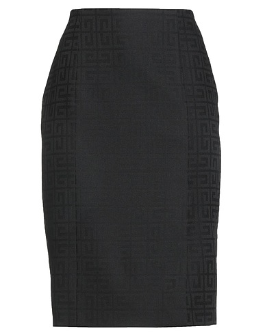 GIVENCHY Midi skirt Black 100% Wool