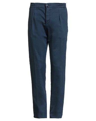 KITON Casual pants Navy 98% Cotton, 2% Elastane