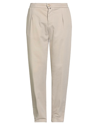 KITON Casual pants Beige 98% Cotton, 2% Elastane
