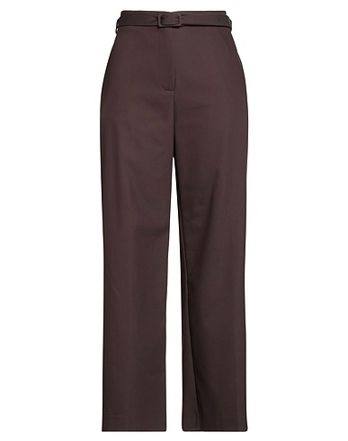 CARACTÈRE Casual trouser Chocolate brown 63% Cotton, 32% Polyamide, 5% Elastane