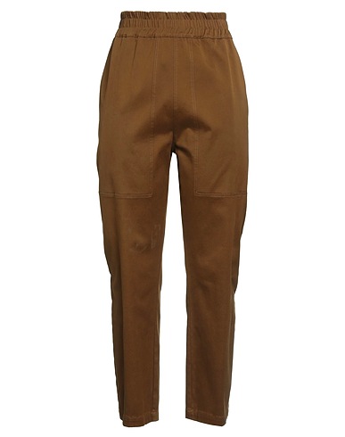 GENTRYPORTOFINO Casual pants Khaki 98% Cotton, 2% Elastane