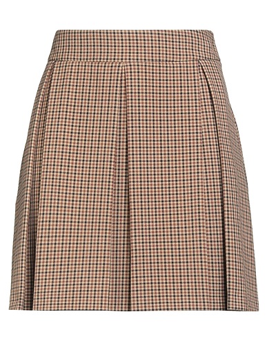 CARACTÈRE Mini skirt Camel 64% Polyester, 32% Viscose, 4% Elastane