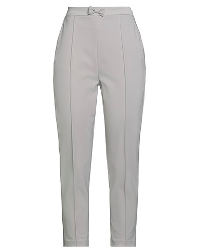 ELISABETTA FRANCHI Casual trouser Grey 90% Polyester, 10% Elastane