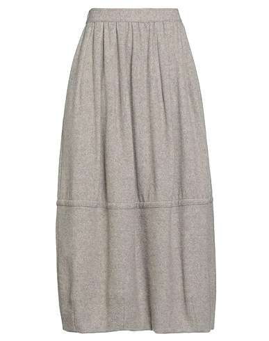 GENTRYPORTOFINO Midi skirt Beige 100% Virgin Wool