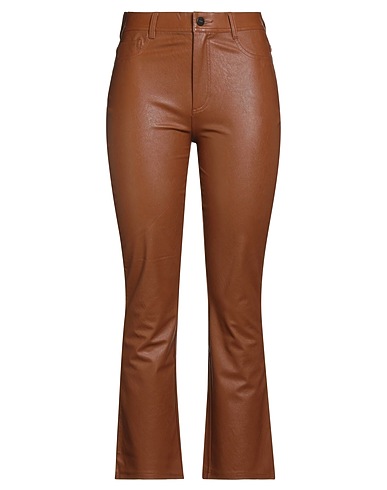 PAIGE Casual trouser Brown 100% Polyurethane