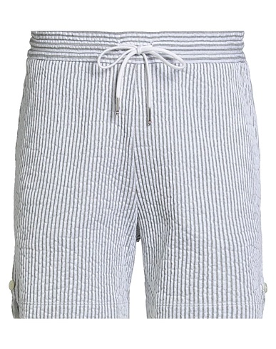 THOM BROWNE Shorts & Bermuda Grey 100% Cotton