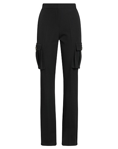 GAUDÌ Casual pants Black 90% Polyester, 10% Elastane
