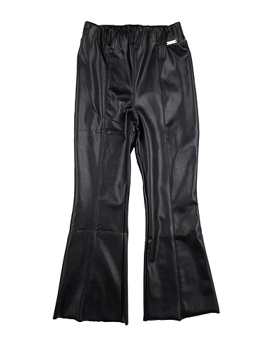 MONNALISA Casual trouser Black 87% Viscose, 9% Elastane, 4% Other Fibres