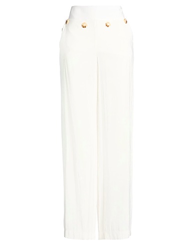 JIJIL Pantalón BIANCO 80% Viscosa, 20% Poliéster