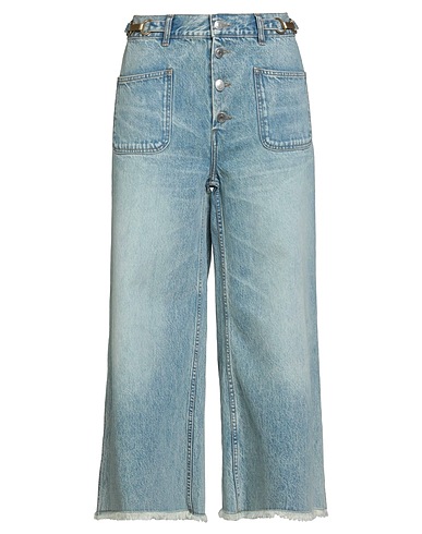 STELLA McCARTNEY Denim trousers Blue 100% Cotton, Polyester, Viscose, Polyurethane
