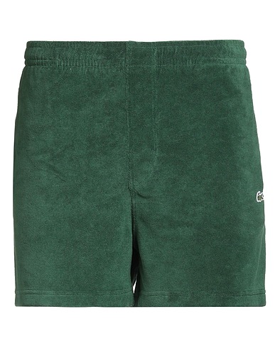 LACOSTE Shorts & Bermuda Green 84% Cotton, 16% Polyester