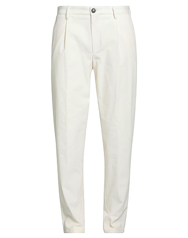 TAGLIATORE Casual trouser White 99% Cotton, 1% Elastane