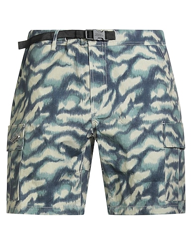 GARMENT WORKSHOP Shorts & Bermuda Navy blue 91% Cotton, 9% Elastane