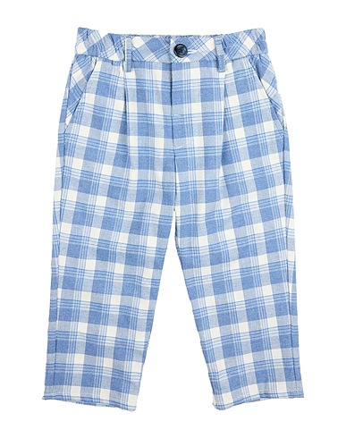 MONNALISA Casual trouser Light blue 100% Cotton