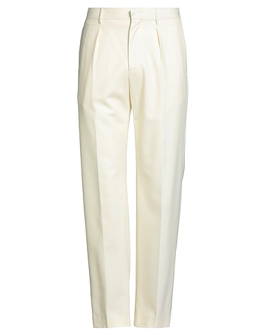 TAGLIATORE Casual trouser White 100% Super 100s Wool