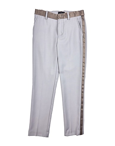 MONNALISA Casual trouser Light grey 70% Polyester, 30% Viscose