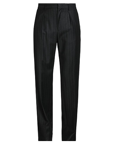 TAGLIATORE Casual trouser Charcoal 100% Super 100s Wool