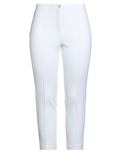 CAMBIO Casual trouser White 51% Polyamide, 45% Cotton, 4% Elastane