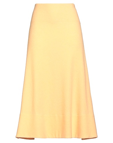 JIL SANDER Gonna midi Albicocca 70% Lana, 20% Seta, 10% Cachemire
