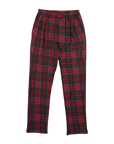 MONNALISA Casual trouser Red 40% Polyester, 26% Cotton, 17% Acrylic, 17% Virgin Wool