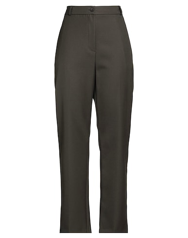 CARACTÈRE Casual pants Dark green 97% Cotton, 3% Elastane