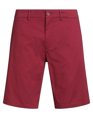 HARMONT & BLAINE Shorts & Bermuda Burgundy 98% Cotton, 2% Elastane