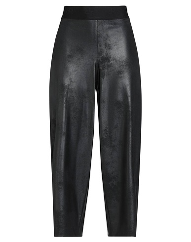 RAFFAELLO ROSSI Casual pants Black 68% Polyamide, 32% Elastane