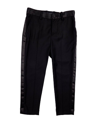 MONNALISA Casual trouser Black 70% Polyester, 30% Viscose