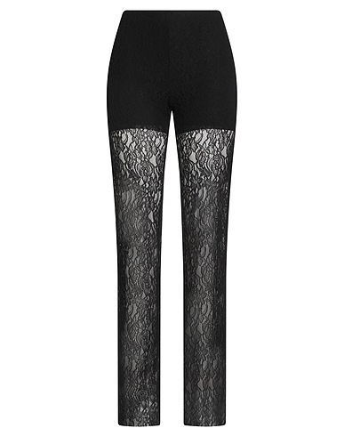 PHILOSOPHY di LORENZO SERAFINI Casual trouser Black 88% Polyamide, 12% Elastane