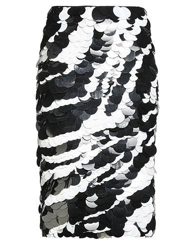 DES_PHEMMES Midi skirt Black 100% Nylon