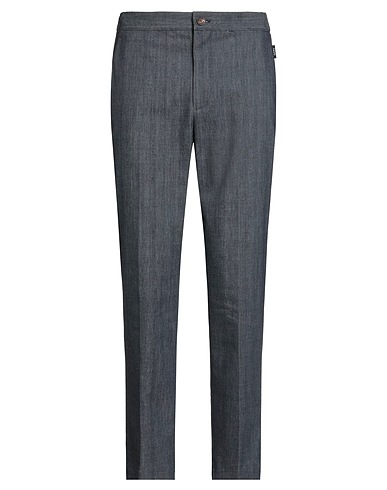 HEVÒ Casual trouser Midnight blue 51% Cotton, 26% Polyester, 21% Virgin Wool, 2% Elastane