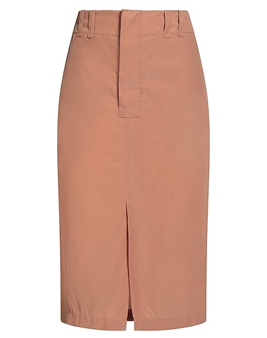SAINT LAURENT Midi skirt Beige 100% Silk