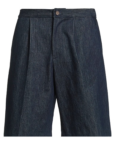 HEVÒ Denim shorts Blue 100% Cotton