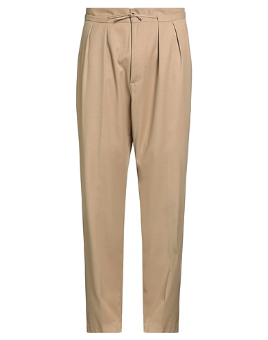 GAëLLE Paris Casual pants Camel 54% Polyester, 44% Wool, 2% Elastane