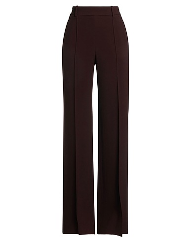 ERMANNO SCERVINO Casual trouser Chocolate brown 53% Viscose, 47% Acetate