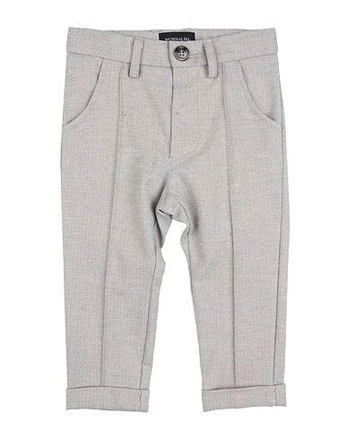 MONNALISA Casual trouser Grey 100% Cotton