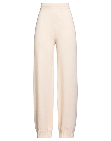 GENTRYPORTOFINO Casual trouser Ivory 100% Cashmere