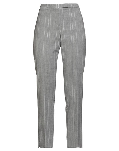 PESERICO Casual trouser Grey 95% Virgin Wool, 4% Elastane, 1% Metallic Polyester
