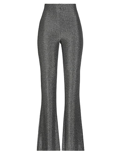 SOALLURE Casual trouser Silver 74% Polyamide, 23% Metal, 3% Elastane
