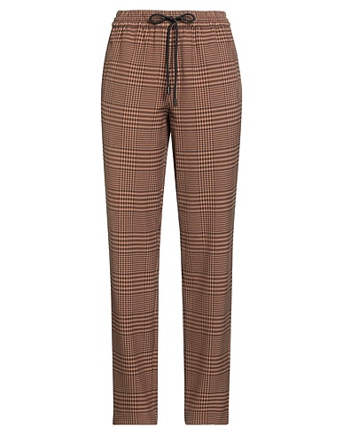 ESSENTIEL ANTWERP Casual trouser Brown 38% Polyester, 33% Viscose, 25% Recycled polyester, 4% Polyurethane