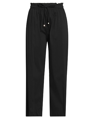 CLIPS MORE Casual trouser Black 79% Cotton, 18% Polyamide, 3% Elastane