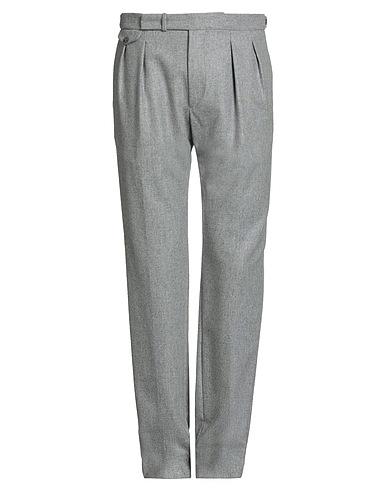TAGLIATORE Casual trouser Light grey 100% Super 100s Wool