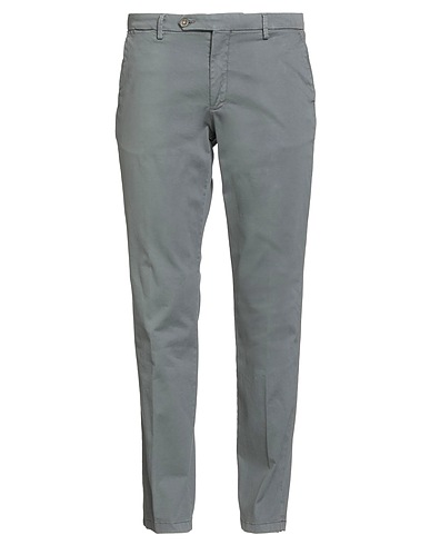 MANUEL RITZ Casual trouser Grey 98% Cotton, 2% Elastane