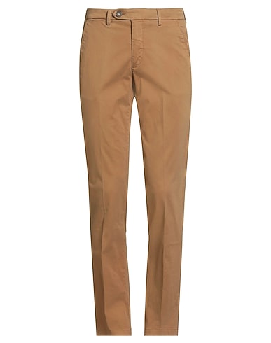 MANUEL RITZ Casual pants CAMMELLO 98% Cotton, 2% Elastane