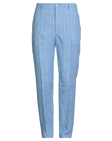 BRIAN DALES Hosen Himmelblau 96% Baumwolle, 3% Elastan, 1% Nylon