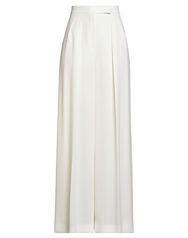 MAX MARA Casual trouser Ivory 73% Triacetate, 27% Polyester