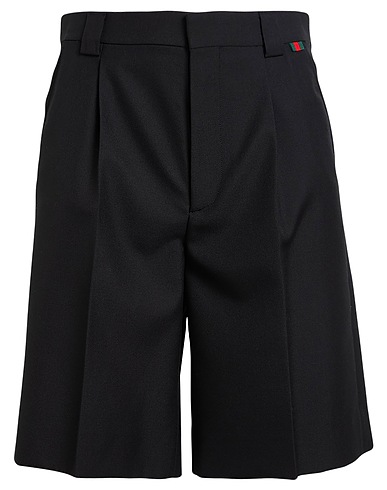 GUCCI Shorts & Bermuda Black 55% Polyester, 45% Wool