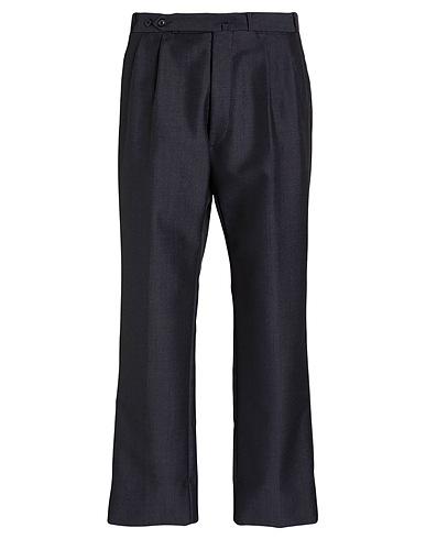 MAISON MARGIELA Casual trouser Midnight blue 70% Wool, 30% Mohair wool